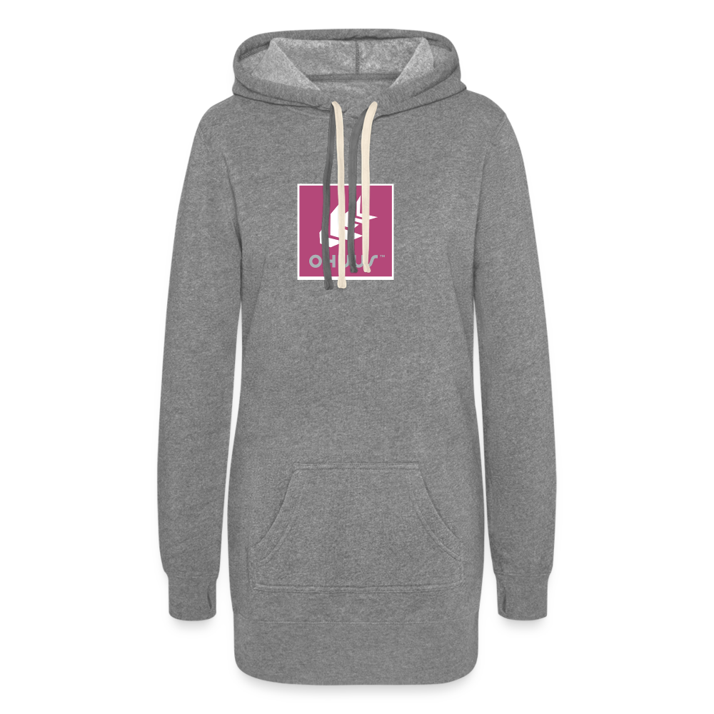 Women's Hoodie Dress - heather gray