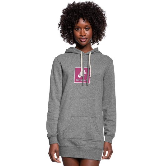 Women's Hoodie Dress - heather gray