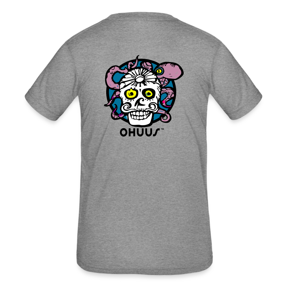 Skulls Kids' Tri-Blend T-Shirt - heather grey