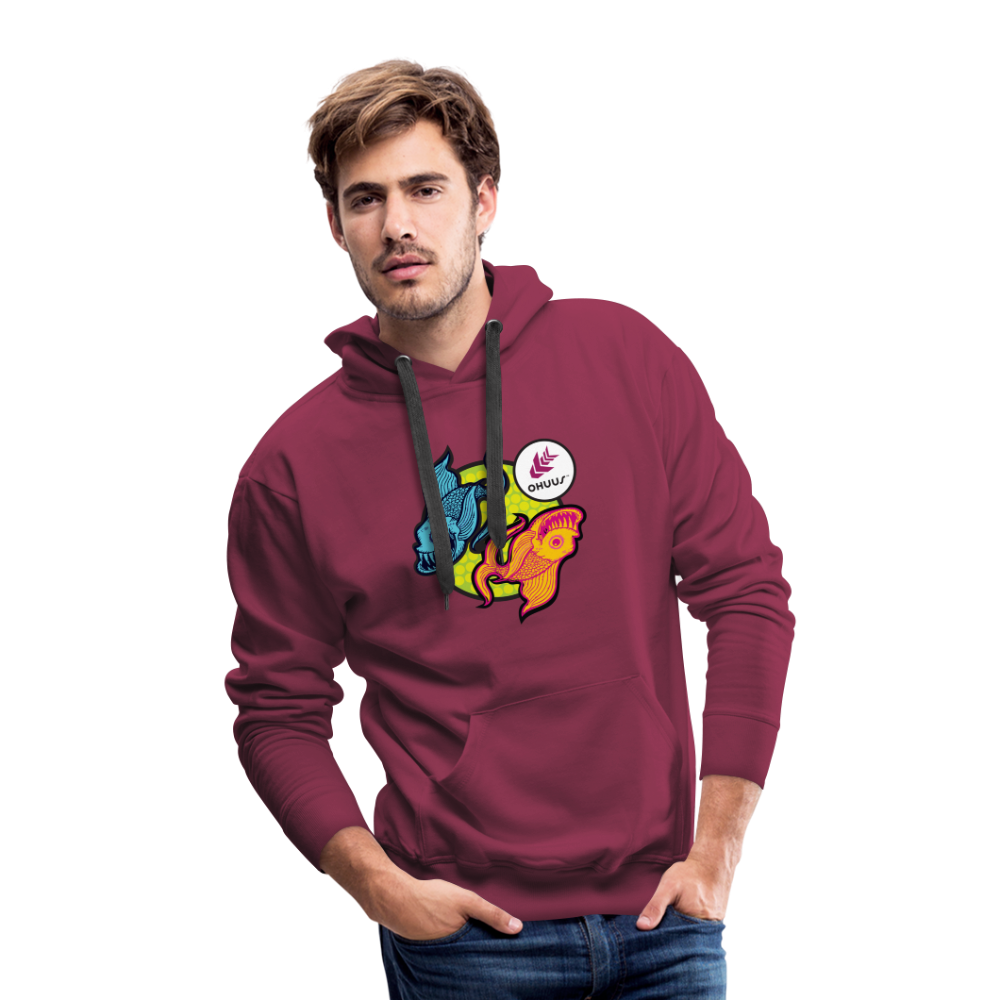 Ohuus Men’s Premium Hoodie - burgundy