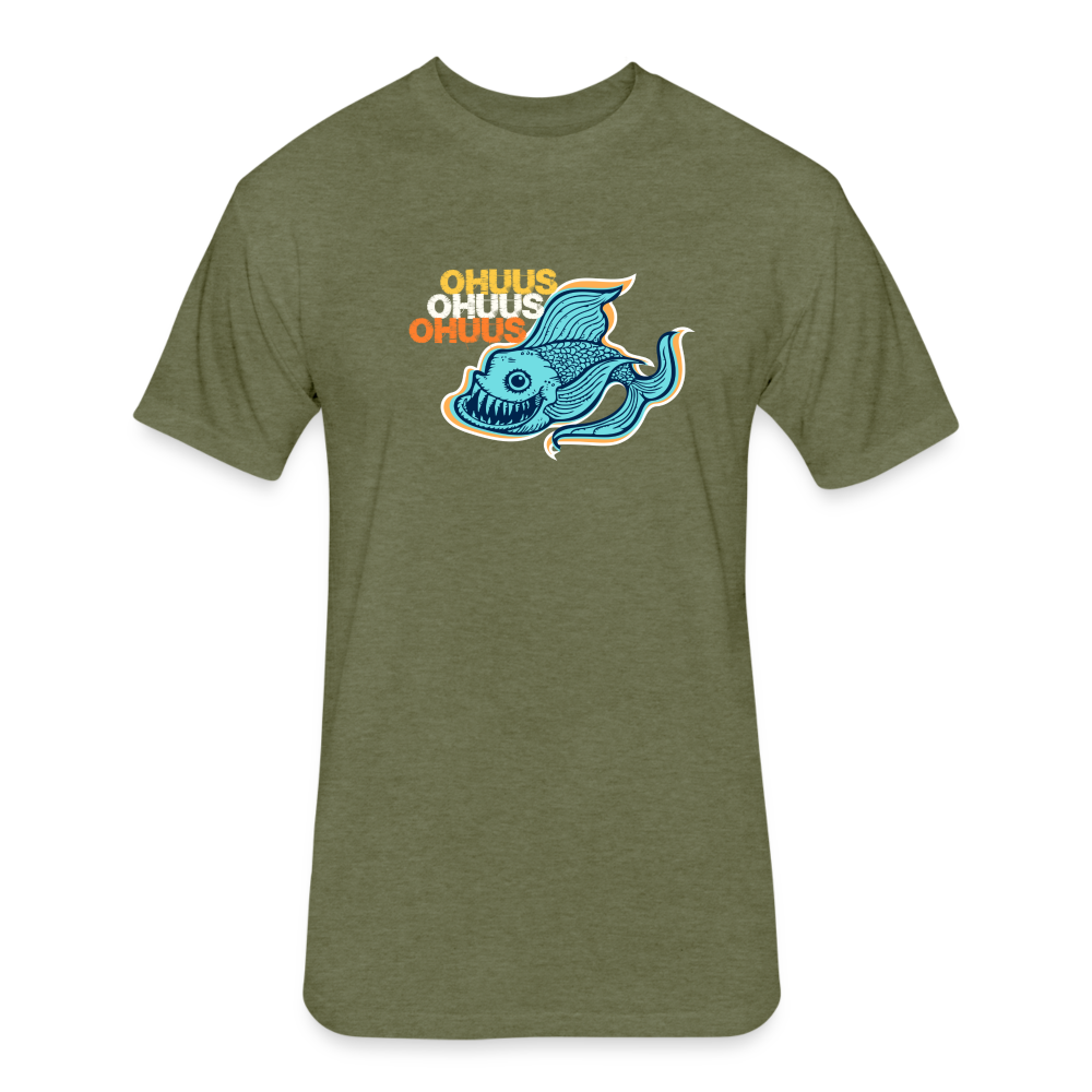 OHUSS Color T-Shirt by Next Level - heather military green