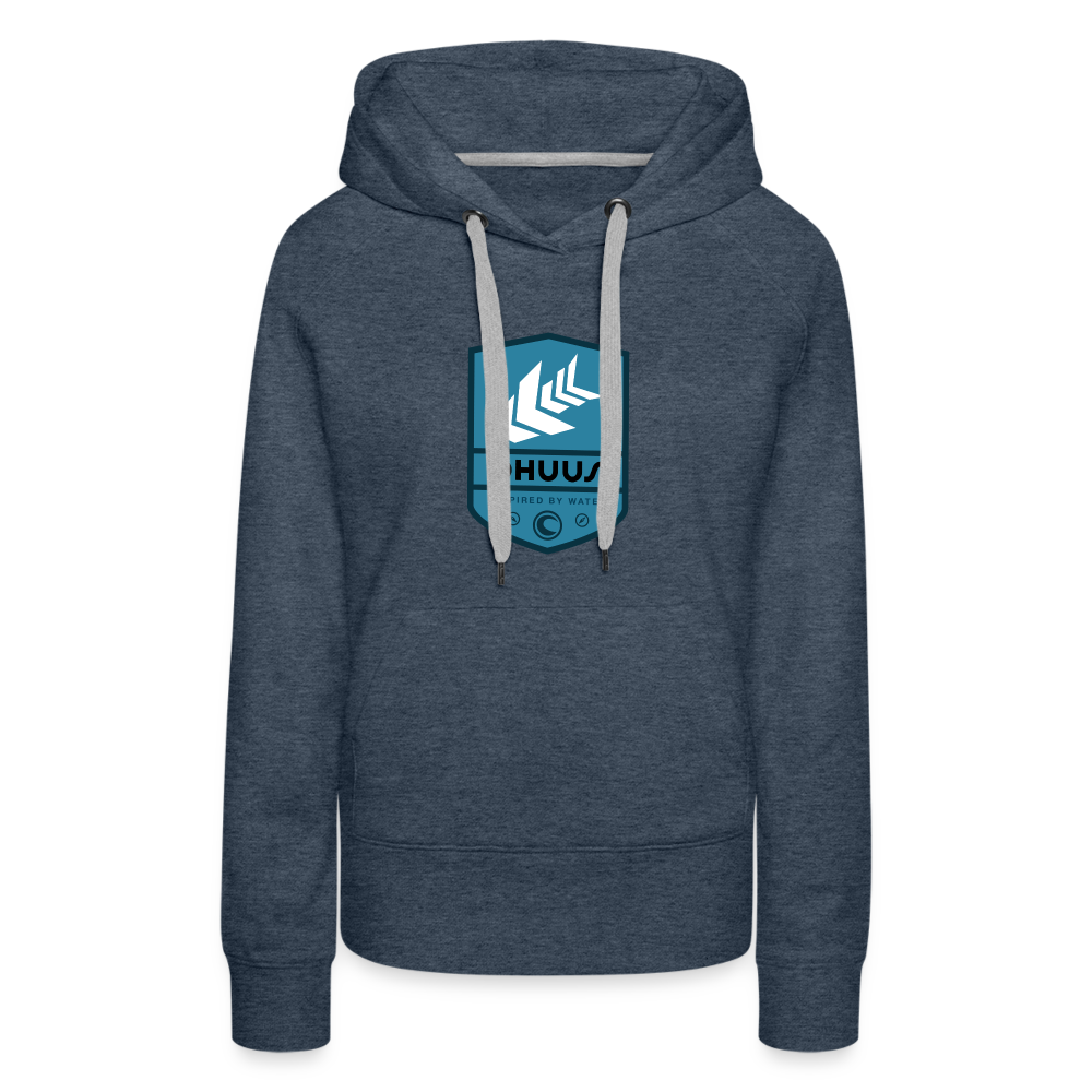 Women’s Premium Hoodie - heather denim