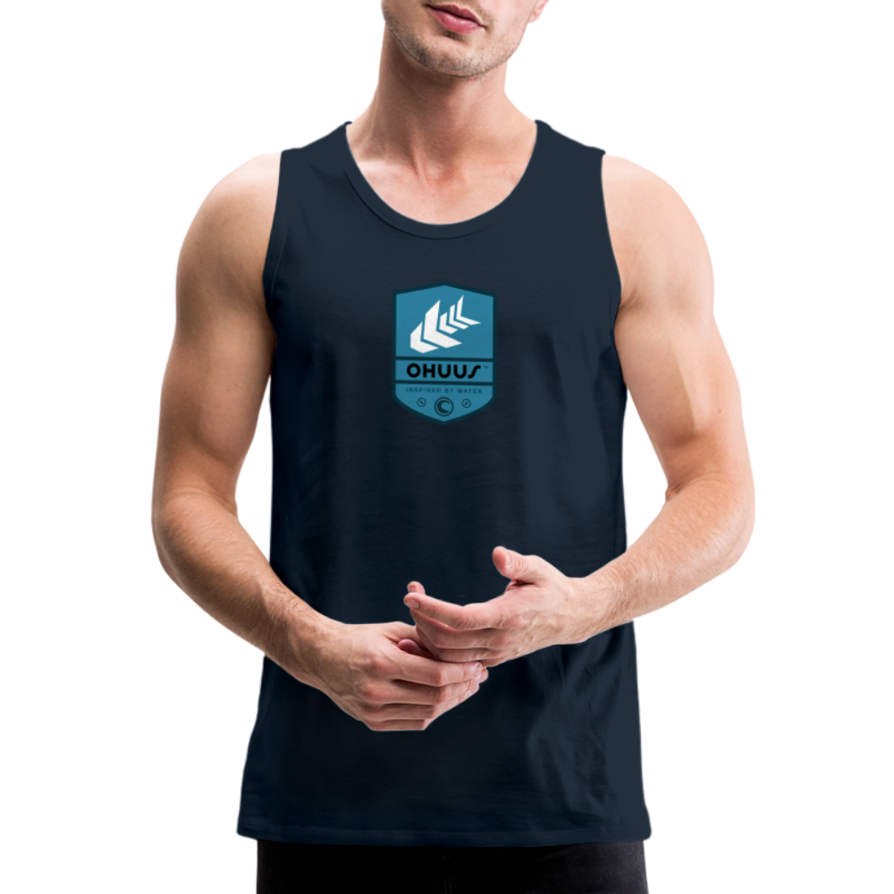 Men’s Premium Tank - deep navy