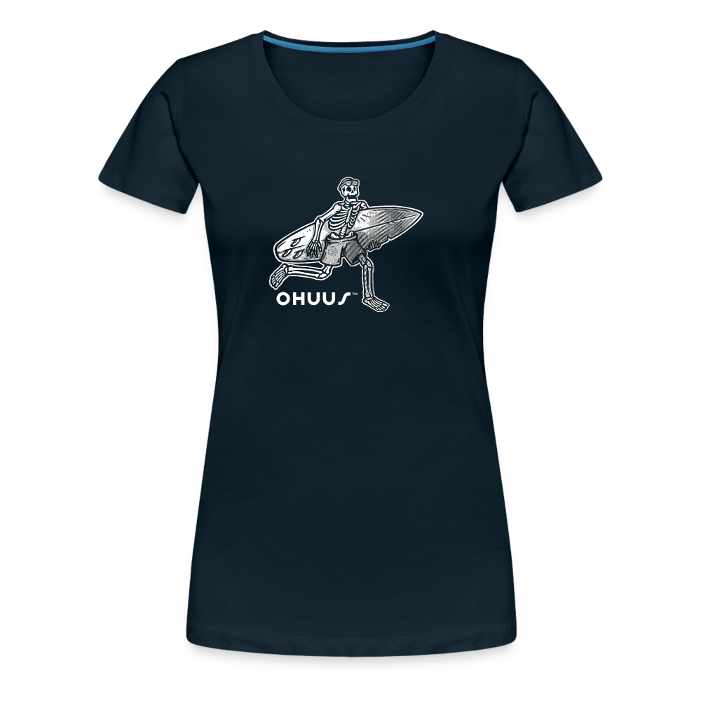 Skully Run Women’s Premium T-Shirt - deep navy