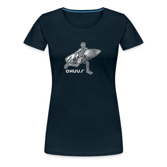 Skully Run Women’s Premium T-Shirt - deep navy